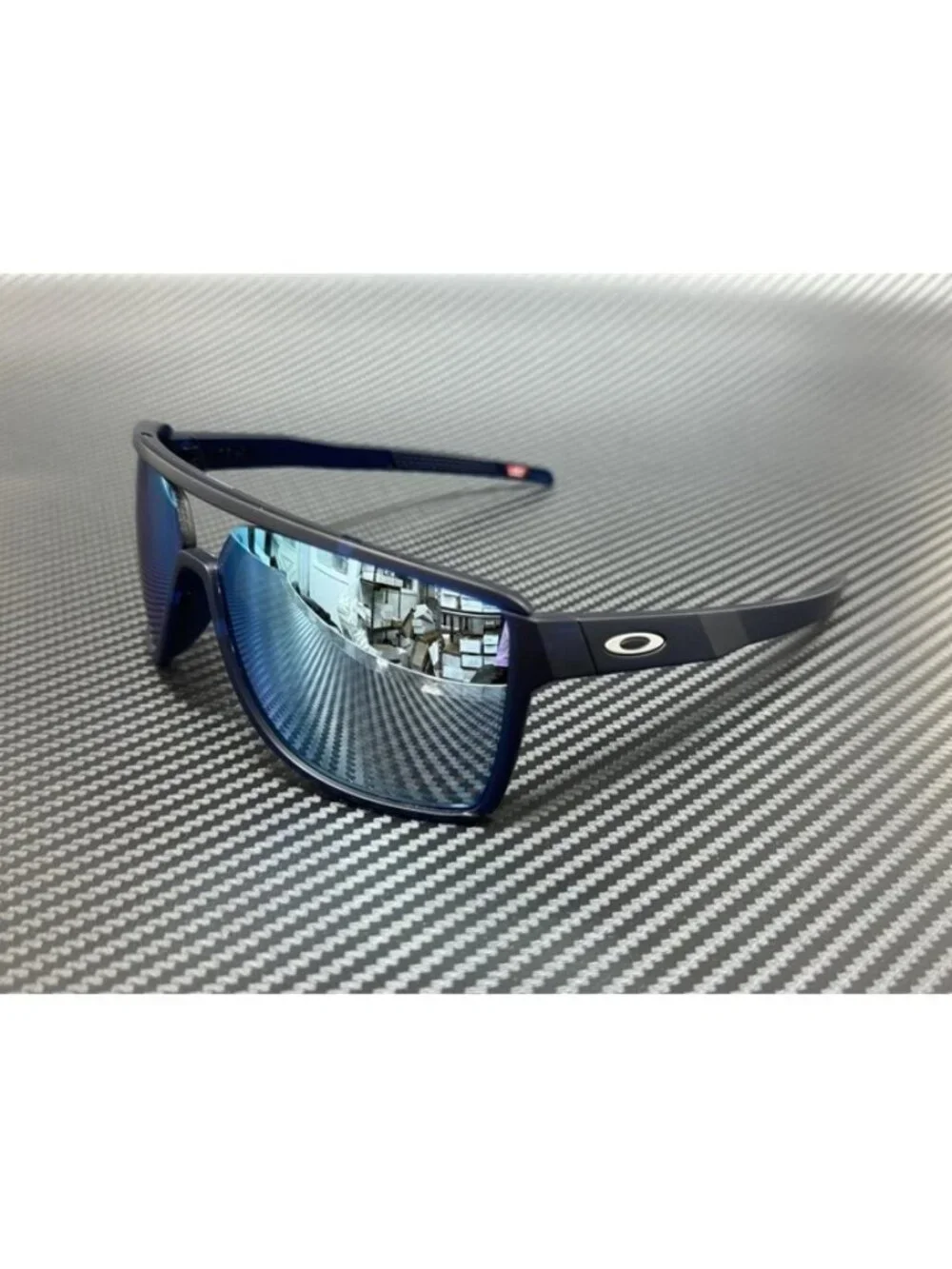 New Oakley Men Matte Blue Sunglasses 63-12-133